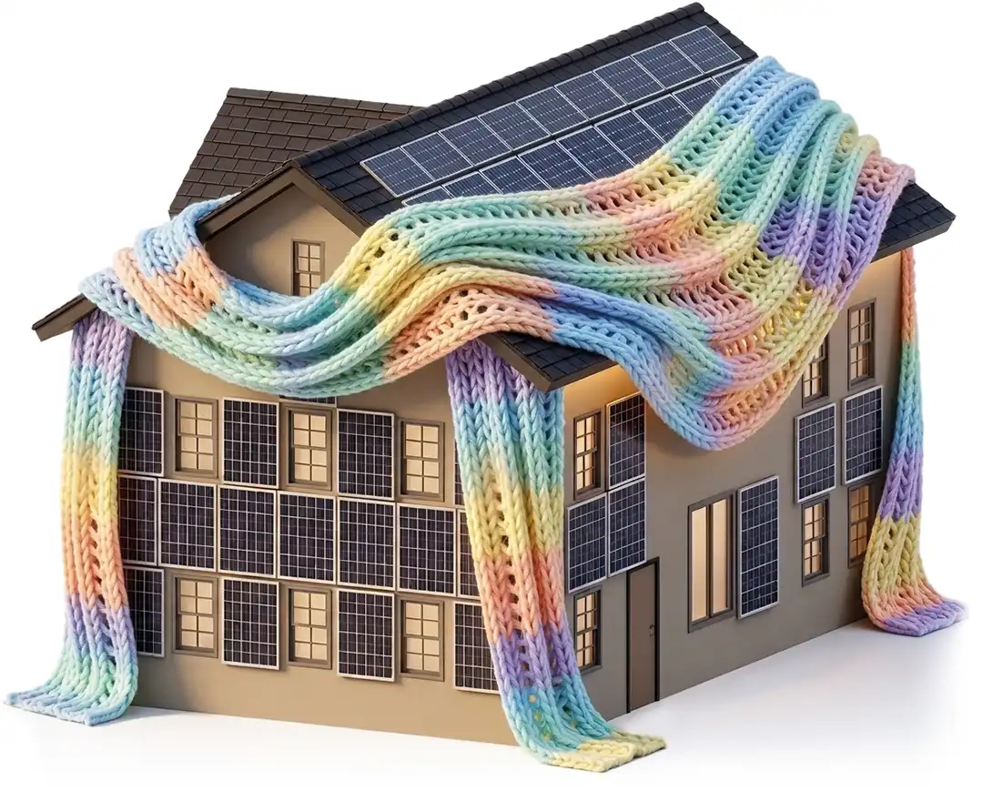 Una “piel” textil para edificios que promete reducir el consumo de calefacción